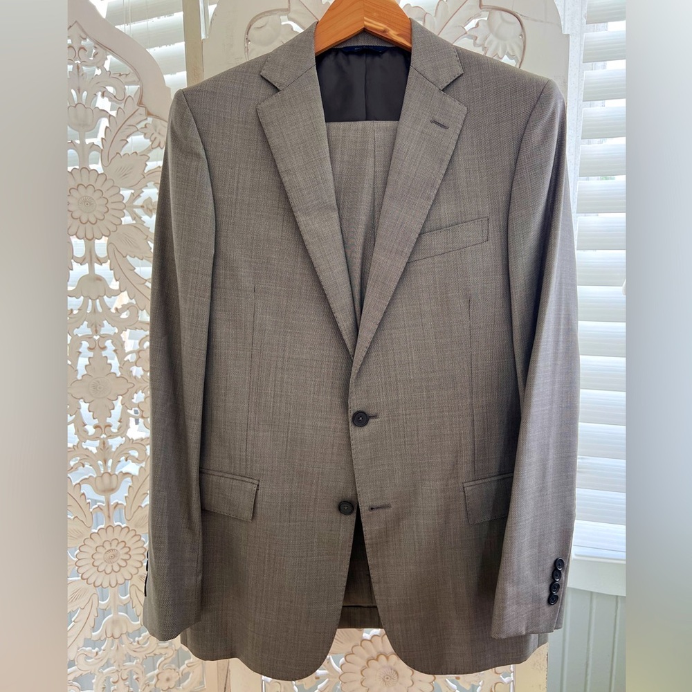 Brooks Brothers Rich Light Grey 1818 Suit